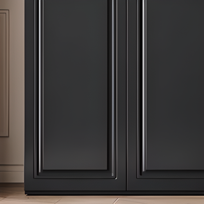 Modish Wood Independent Wardrobe Armoire with Compartments, Soft Close Door, and Interior Shelves - image 4