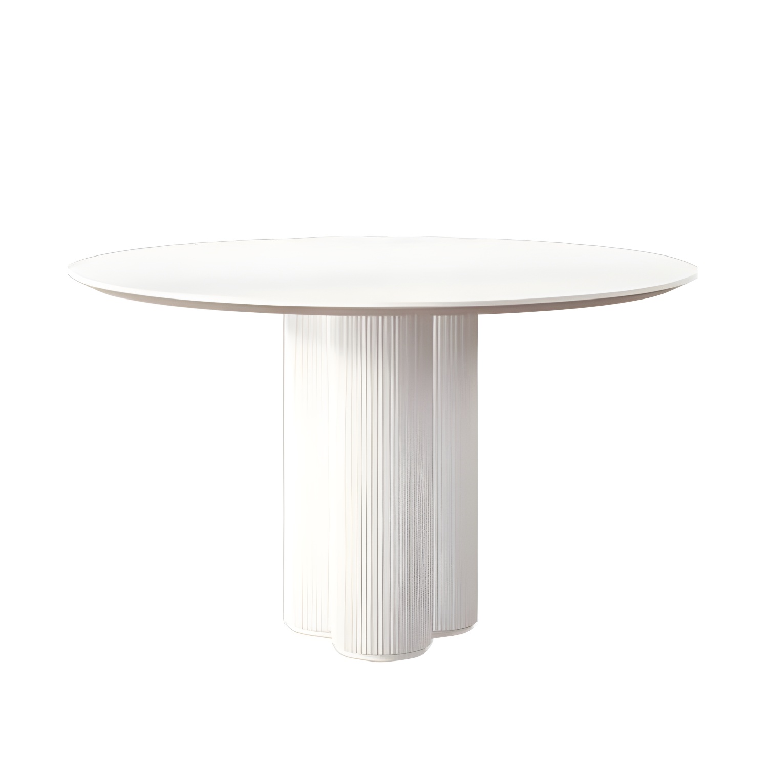 Modern Casual Dining Table Round Top Dinner Table Kitchen Home - image 8