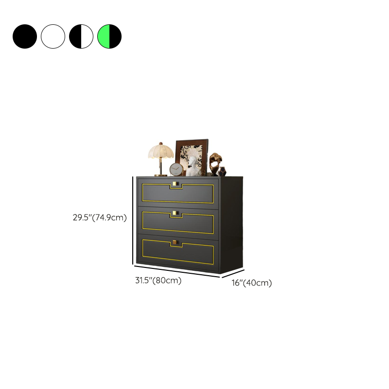 Casual Steel Bachelor Chest/Console Dresser/Semainier with 6 Drawers/5 Drawers/4 Drawers in Vertical/Horizontal Orientation - image 13