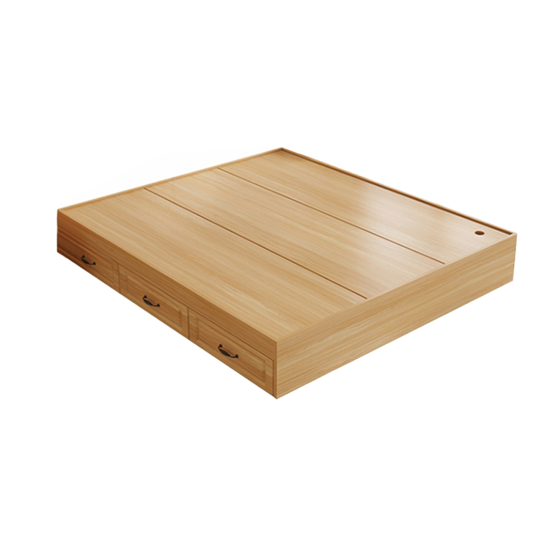 Modern Simple Style Bed Wood No Headboard for Living Room - image 10