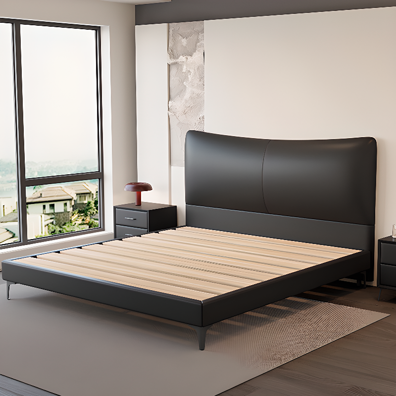 Simplistic Style Panel Headboard in Lumber with No Distressing, Rectangular Shape for Queen/Full/Twin XL Bed, Featuring Sponge Upholstery Fill and Standard Height - image 9