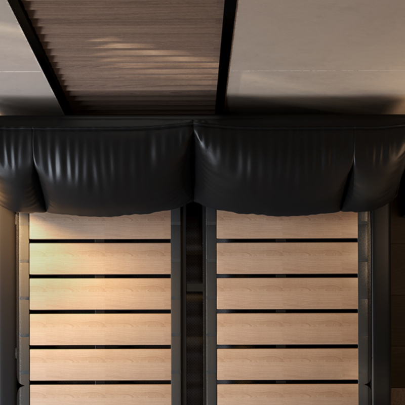 Solid Color Storage Bed/Platform Bed with Down Upholstery for Bedroom - image 4