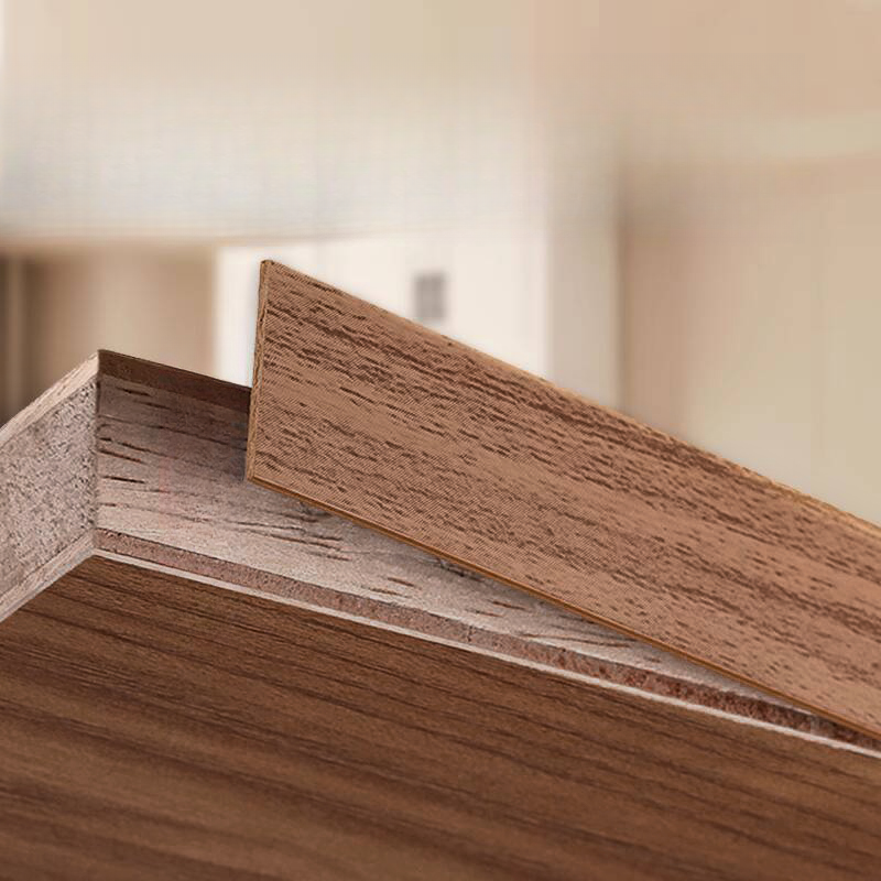 Acorn Modish Natural Wood Wardrobe Closet with Interior Shelves and Clothing Rod