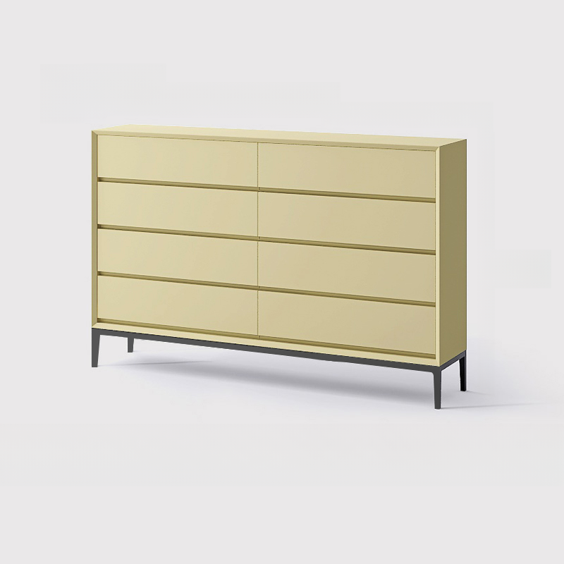 Trendy Raw Wood Console Dresser, Horizontal with 8 Drawers - image 10