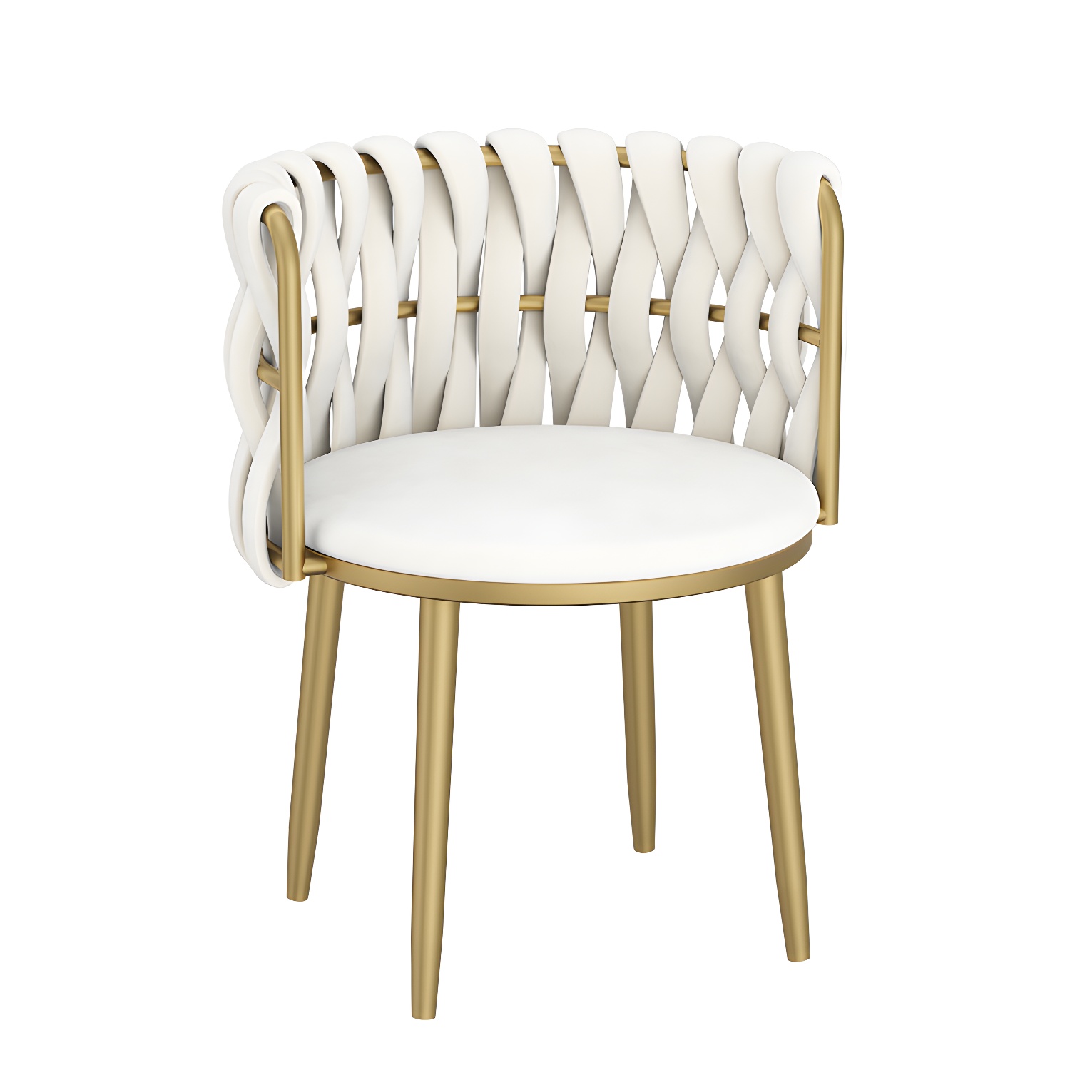 Nordic Metal Dining Room Chairs Velvet Armless Dining Chairs for Restaurant - image 5