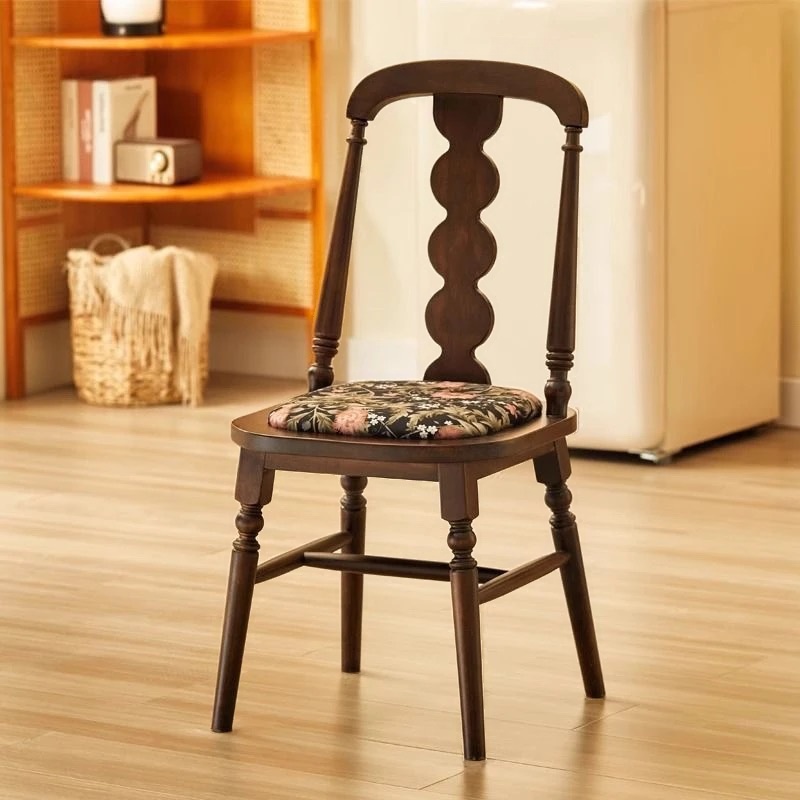 Drawing Room Framed Side Chair with Slat Back - image 4
