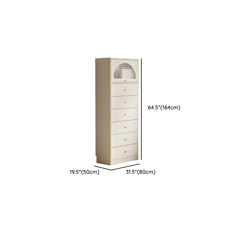 Chalk Casual Composite Wood Combo Dresser with Shelves, 6/3/5 Drawers, Hutch, Vertical - image 30