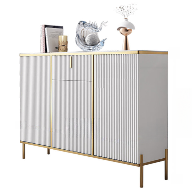 Ground Independent Sideboard for Parlor with Appliance Storage and Worktop in a Modern Style - image 12