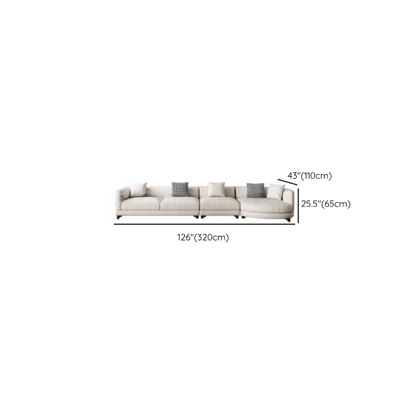 Living Space Use 4 Pc /5 Piece Set L-Shape Right Hand Facing Corner Sectional, 5-Seater /Seats 6 - image 15