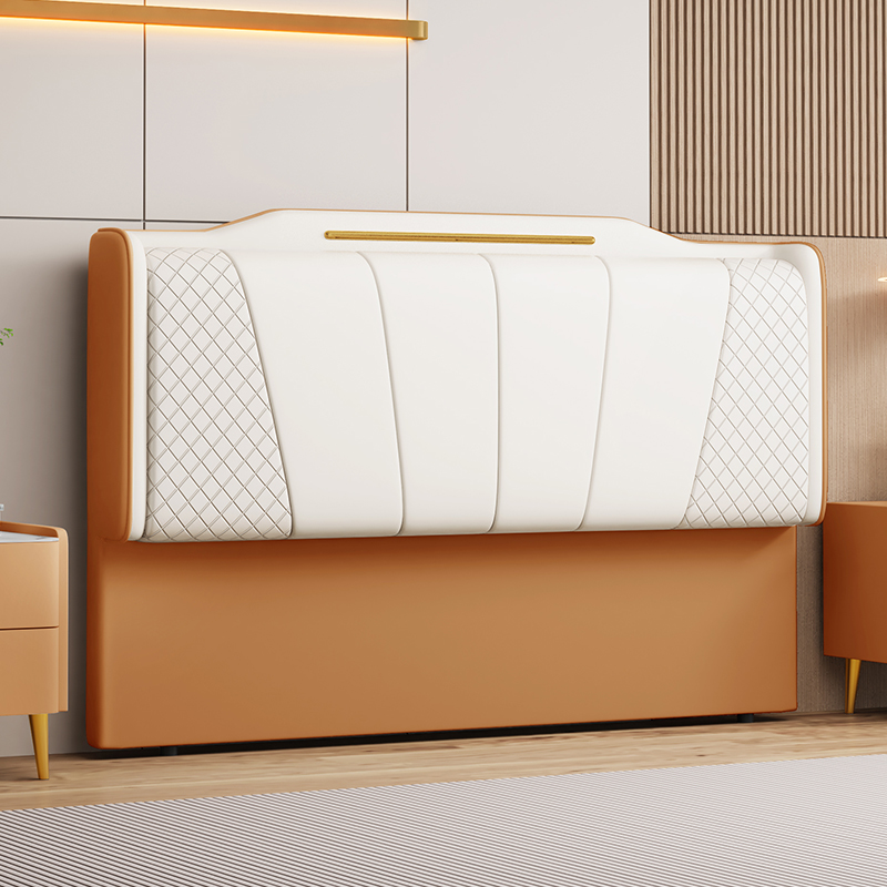 Casual Camelback Wood Panel With Legs & Sponge Cushion for Queen(60"W x 80"L)/Full(54"W x 75"L)/Twin(38"W x 75"L) Bed, Standard（36-55“） - image 10
