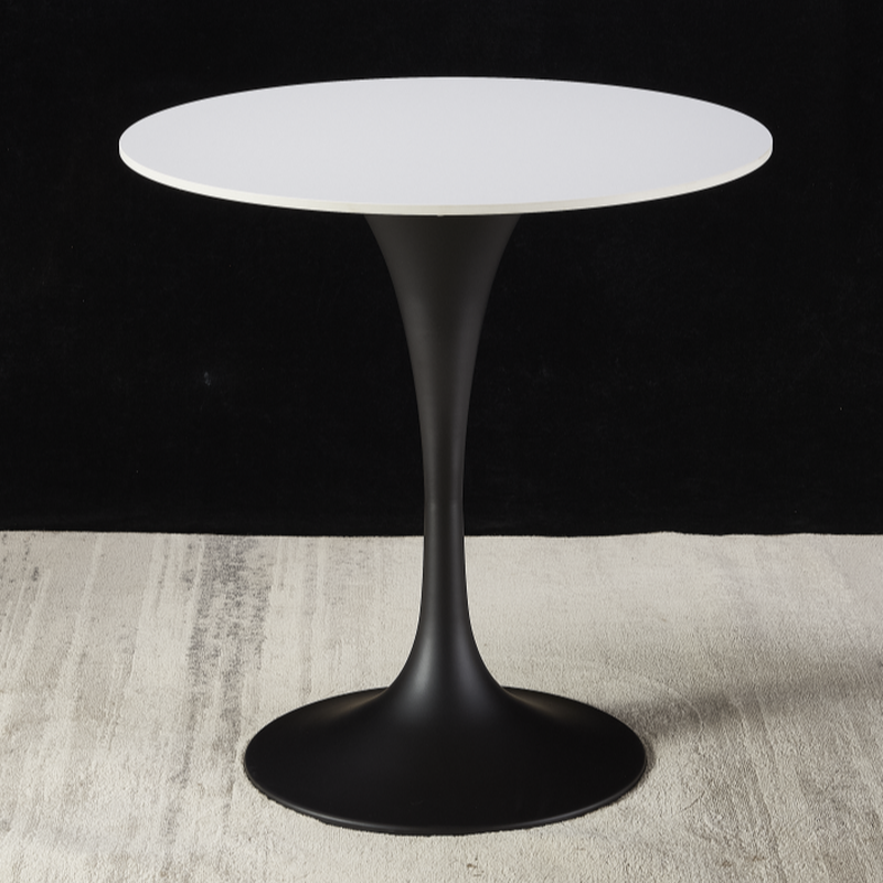 Chalk Circular Stone Art Deco/Glamorous Dining Table for 2, Scratch-immune & Fixed Table - image 13
