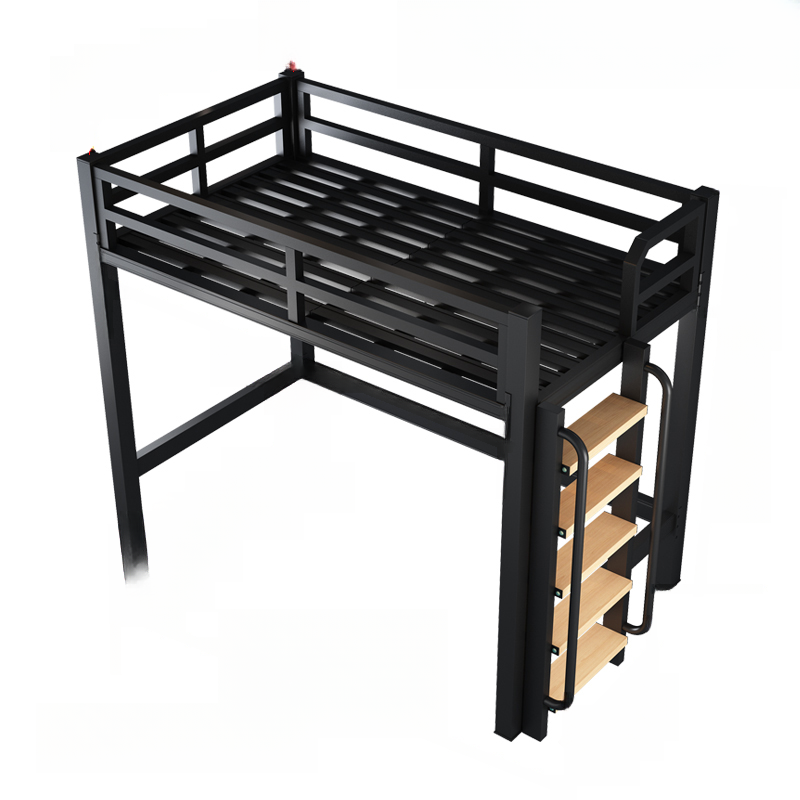 Art Deco High Bed Frame/Bunk Bed with Stair - image 3