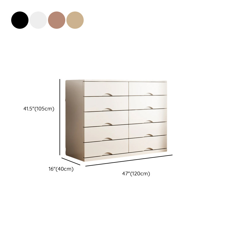 Simple Raw Wood Double Dresser with Multiple Drawer Configurations - Horizontal/Vertical - image 16