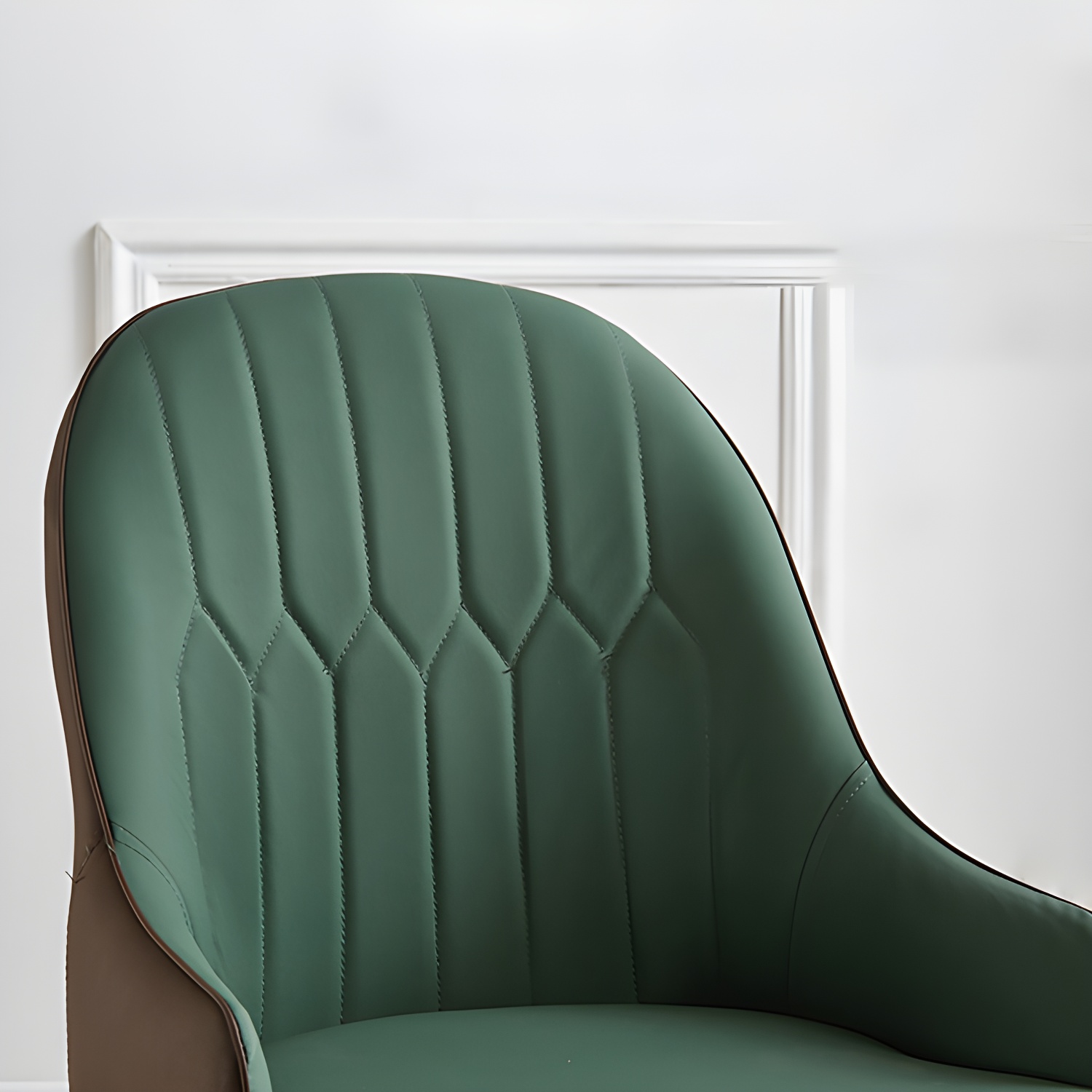 Contemporary Metal Dining Room Chairs Upholstered Dining Armchairs for Home Use - image 16