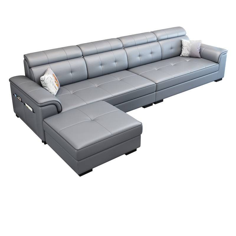 L-Shape Parlor Corner Sectional with Left Hand Facing Orientation, Decorative-stitched Tufting and Concealed Support - image 10