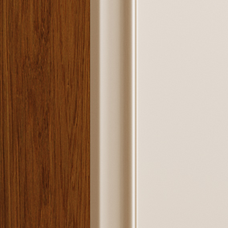 Cocoa Minimalist Laminate Wardrobe Closet with Soft Close Drawer, Soft Close Door, Interior Shelves, and Clothing Rod - image 5