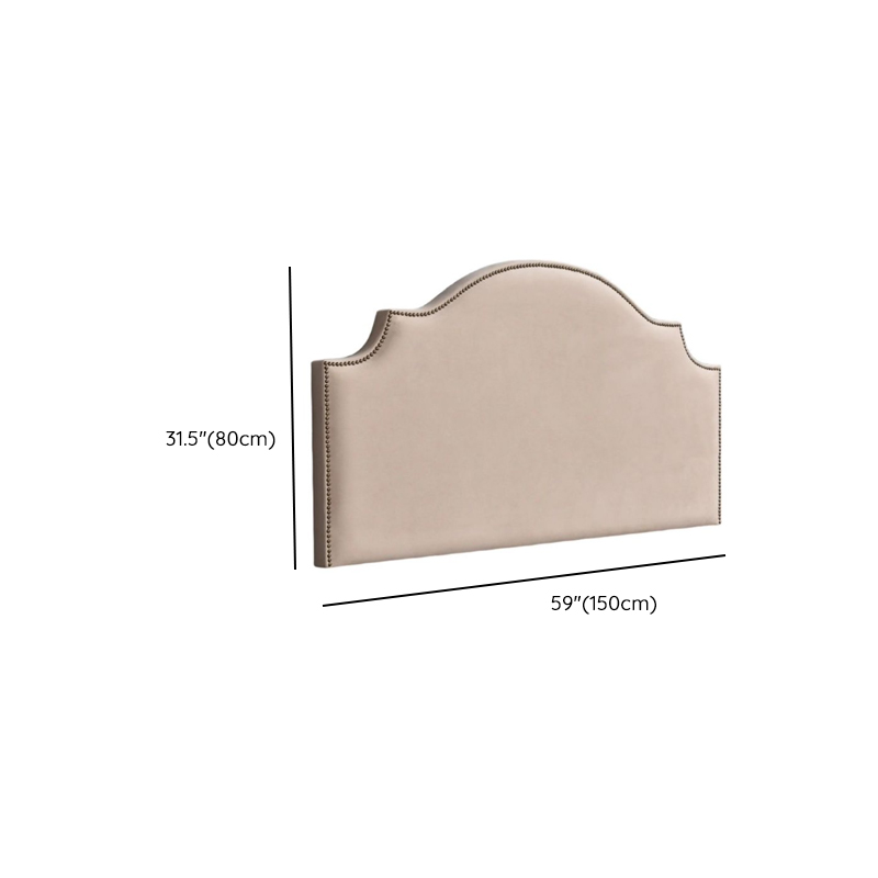 No Distressing Twin XL/Full/Queen Panel Headboard with Nailhead Border, Portman Shape, Sponge Fill, Wall Mounted, Low Height - image 19