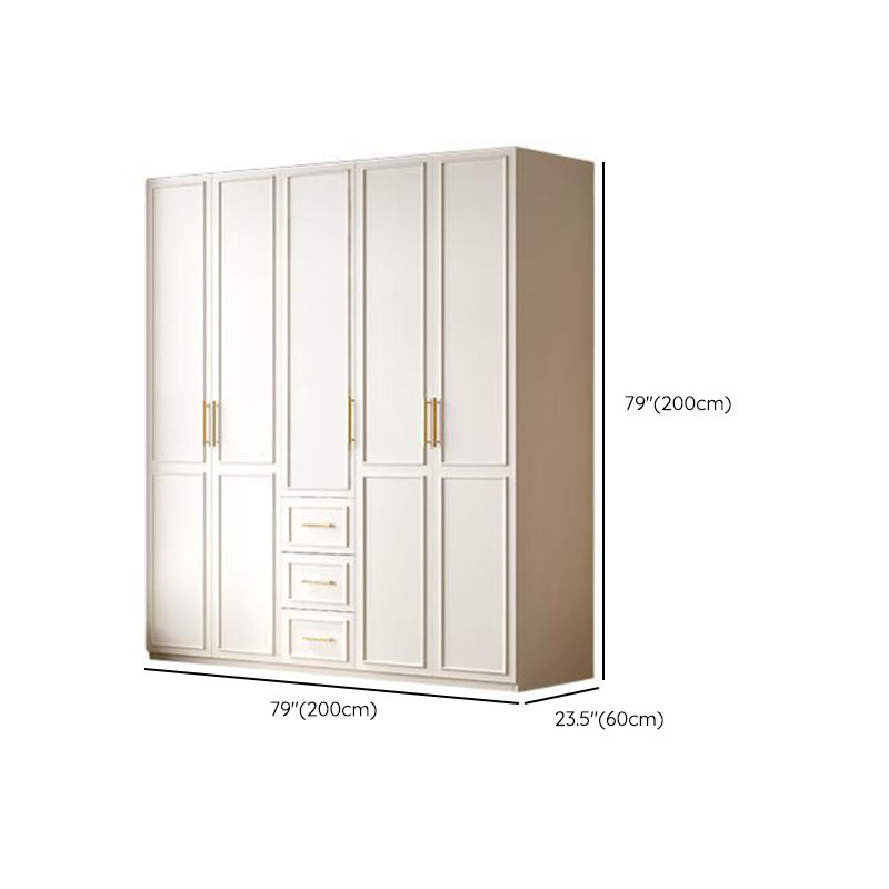 Modern Manufactured Wood Standalone Almirah with Soft Close Drawer, Soft Close Door, Interior Shelves, and Hanging Rod - image 11