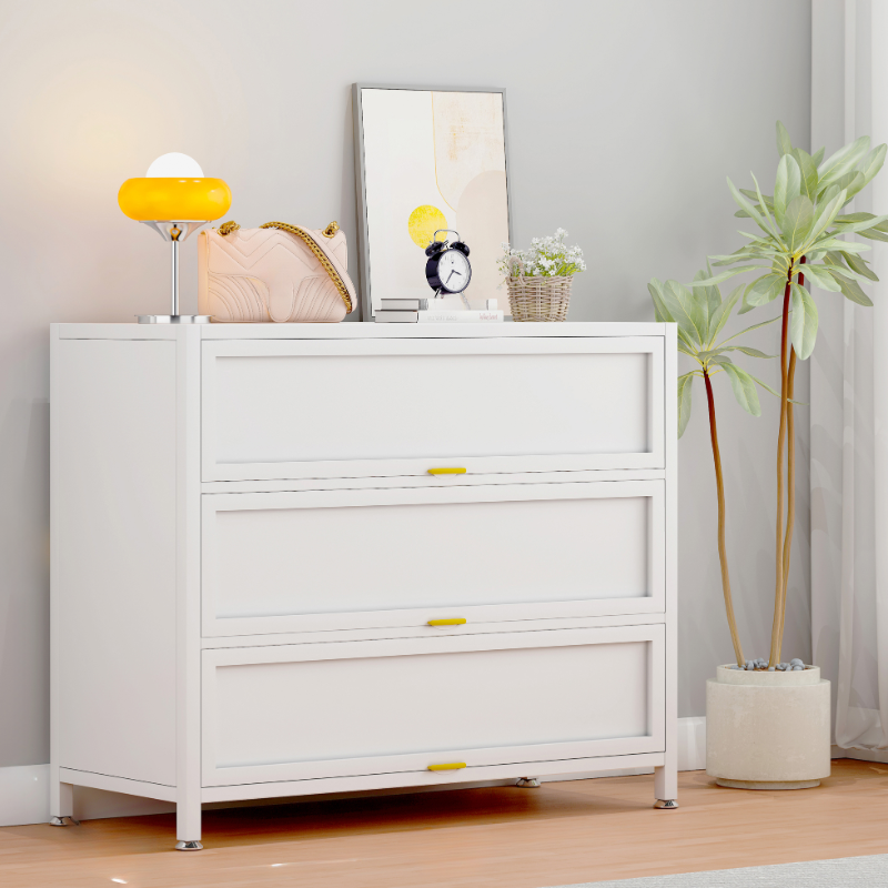 Casual Iron Desk Combo Dresser with Multiple Cabinets and Interior Shelves Options - image 2