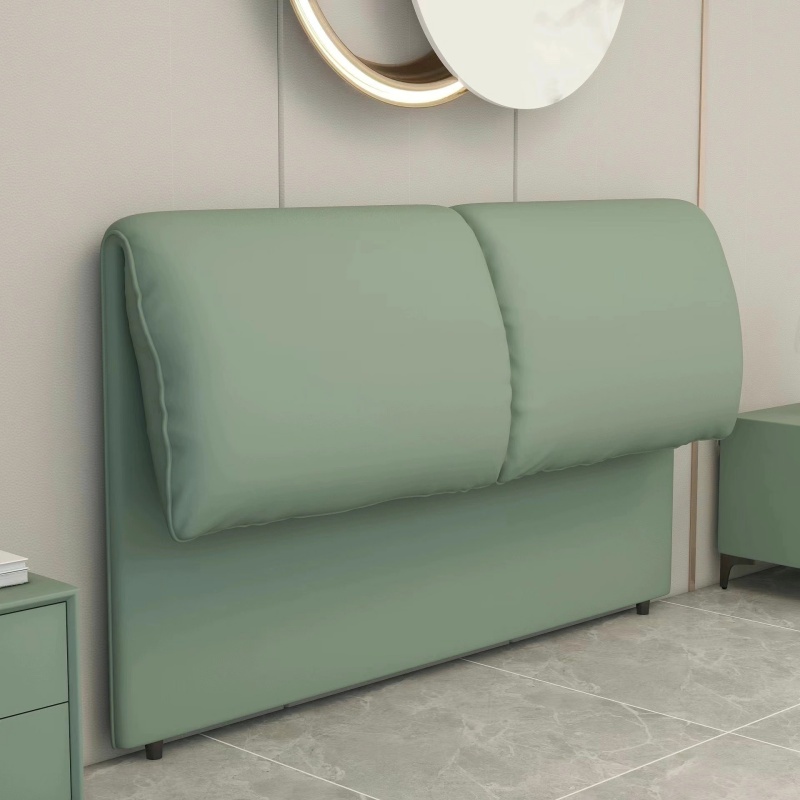 Art Deco Style Panel Headboard in Pine Wood with No Distressing, Rectangle Shape for Full/Queen/Twin XL Bed, Cotton Upholstery, Standard Height - image 6