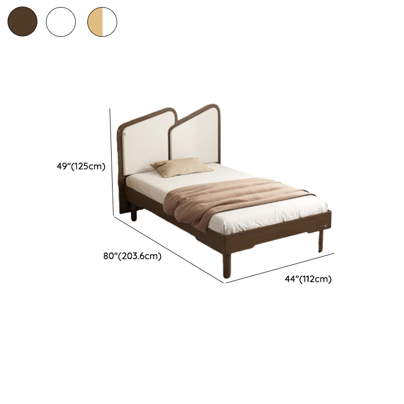 Contemporary Storage Included Panel Bed with Leg and Natural Wood Slat for Bedroom - image 9