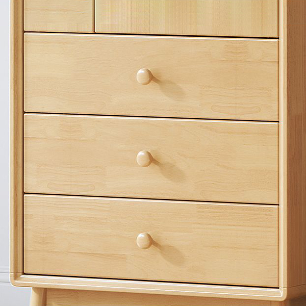 Simplistic Wooden Almirah with Interior Shelves&Clothing Rack&Soft Close Drawer&Soft Close Door - image 11