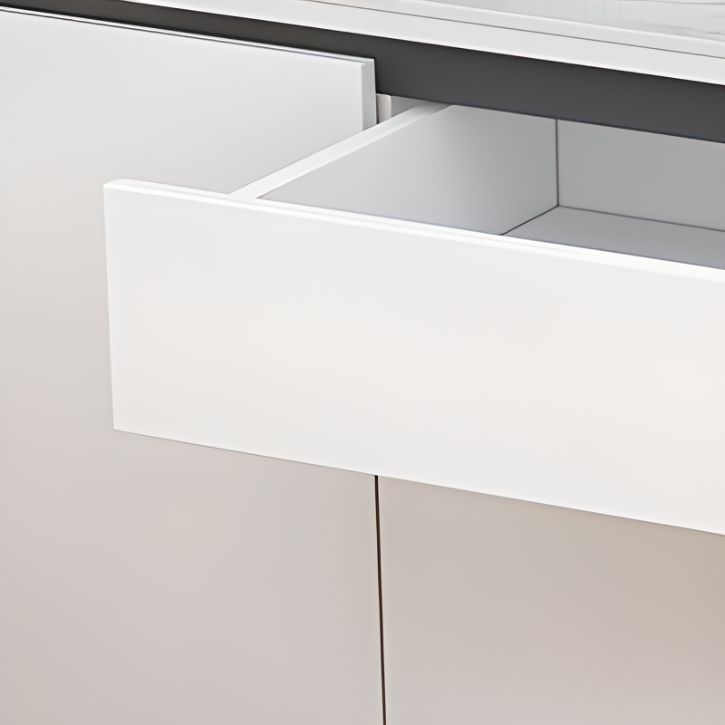 Buffet Table/Server with 1 Drawer, Drawers Storage, Sintered Stone Countertop, Adjustable Shelving, and 4 Doors/3 Doors/2 Doors Tabletop - image 7