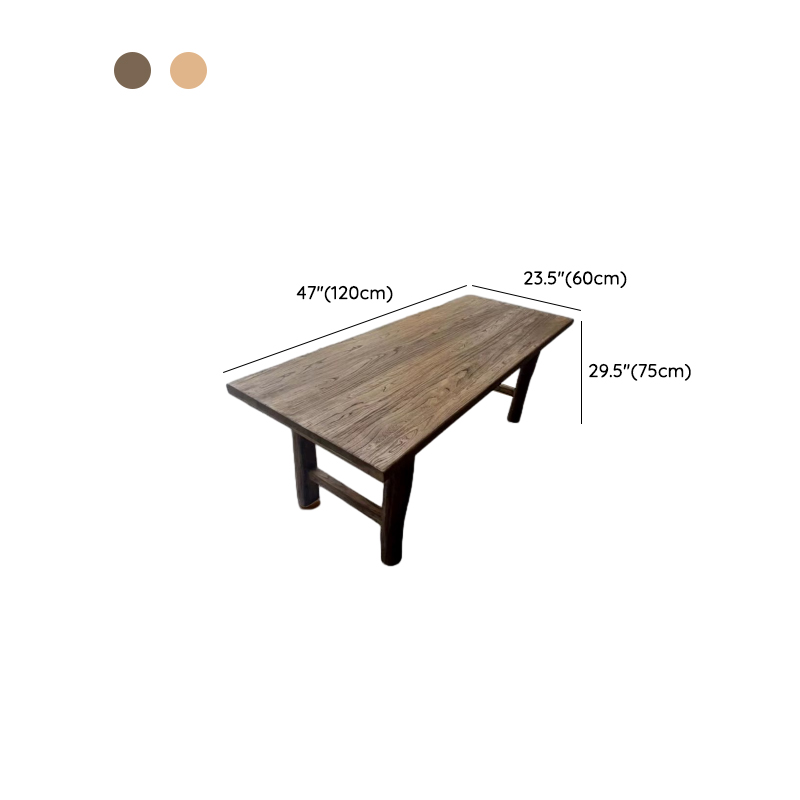 Classic Cocoa Rectangular Timber Dining Table, Standard Height, Fixed Mechanism, Seats 8/4/6 - image 8