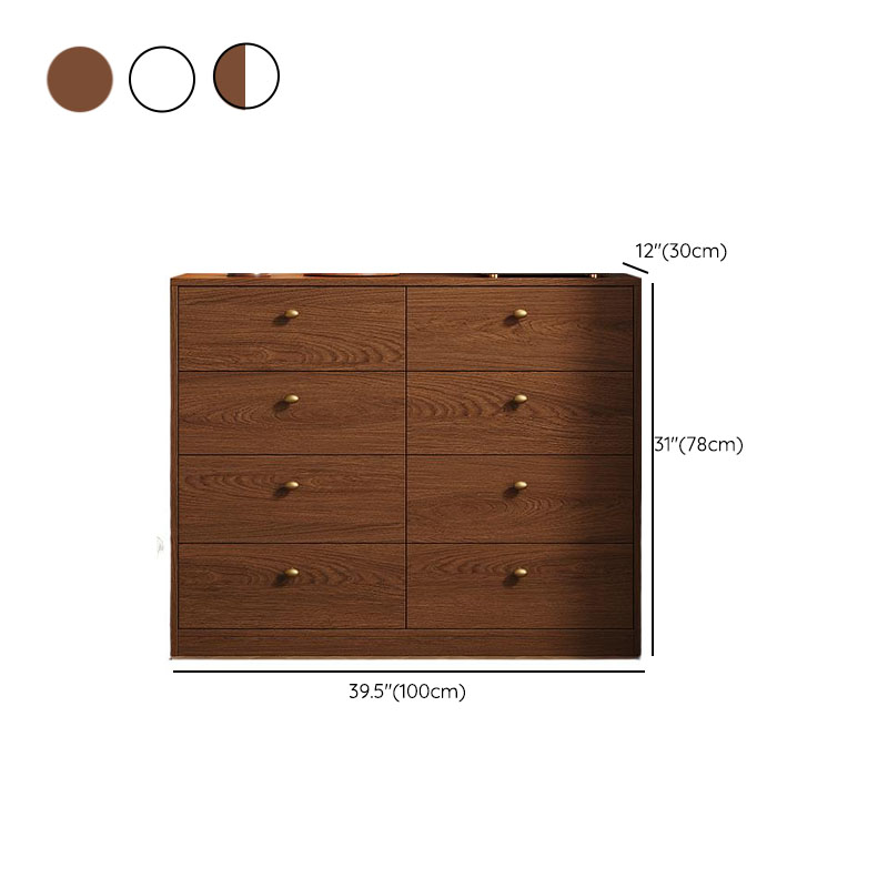 Simple Reclaimed Wood Double Dresser/Bachelor Chest with 8/6/4 Drawers in Horizontal/Vertical Orientation - image 15