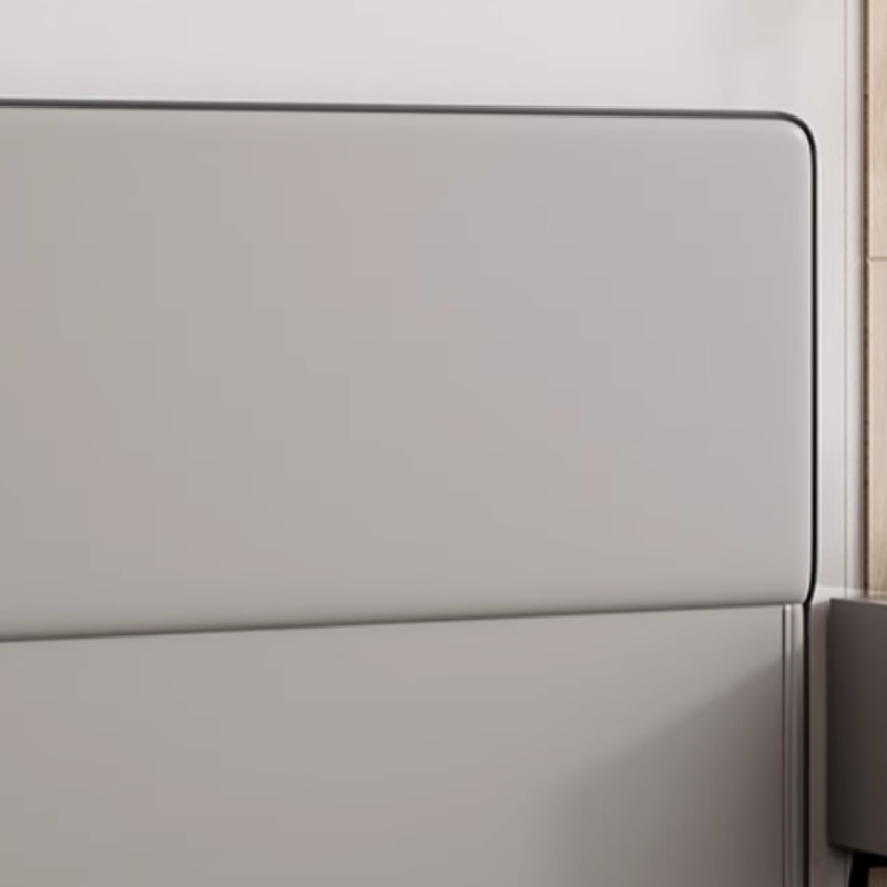 Modish Style Panel Headboard with No Distressing in Timber, Rectangle Shape for King/Queen/Full Bed, Featuring Sponge Upholstery Fill and Standard Height - image 7
