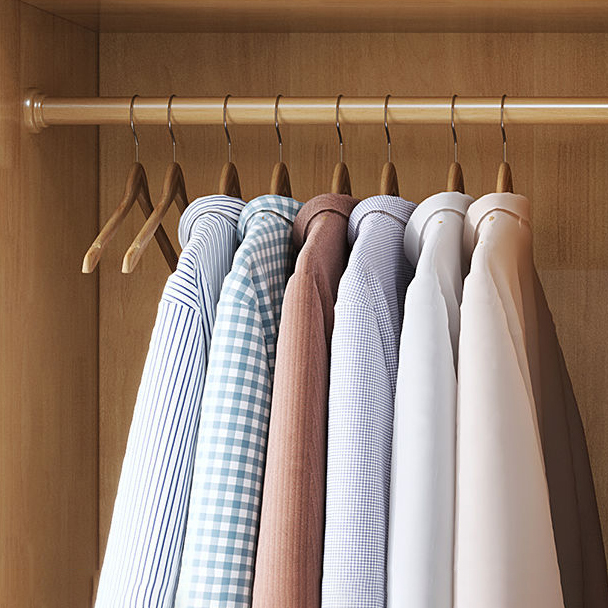 Simplistic Wooden Almirah with Interior Shelves&Clothing Rack&Soft Close Drawer&Soft Close Door - image 8