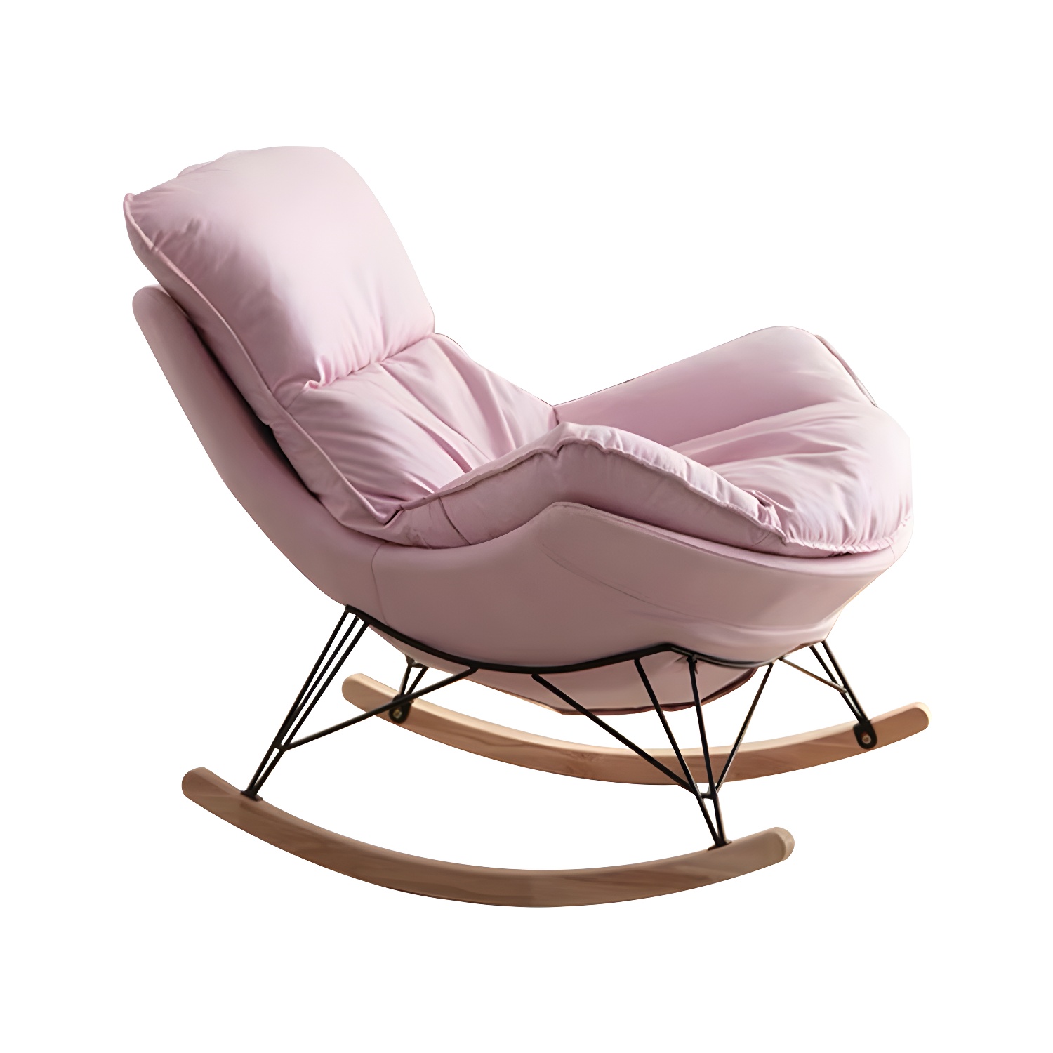 Contemporary Simple Style Rocking Chair Single Indoor Sofa Rocking Chair for Break - image 11