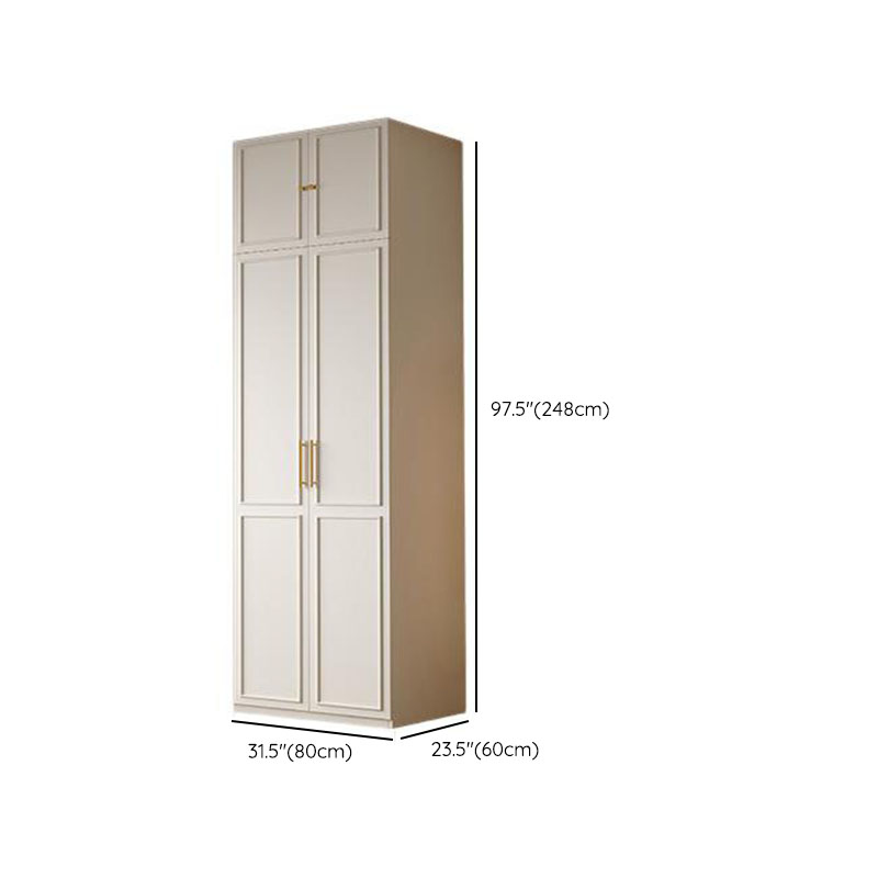 Modern Manufactured Wood Standalone Almirah with Soft Close Drawer, Soft Close Door, Interior Shelves, and Hanging Rod - image 13