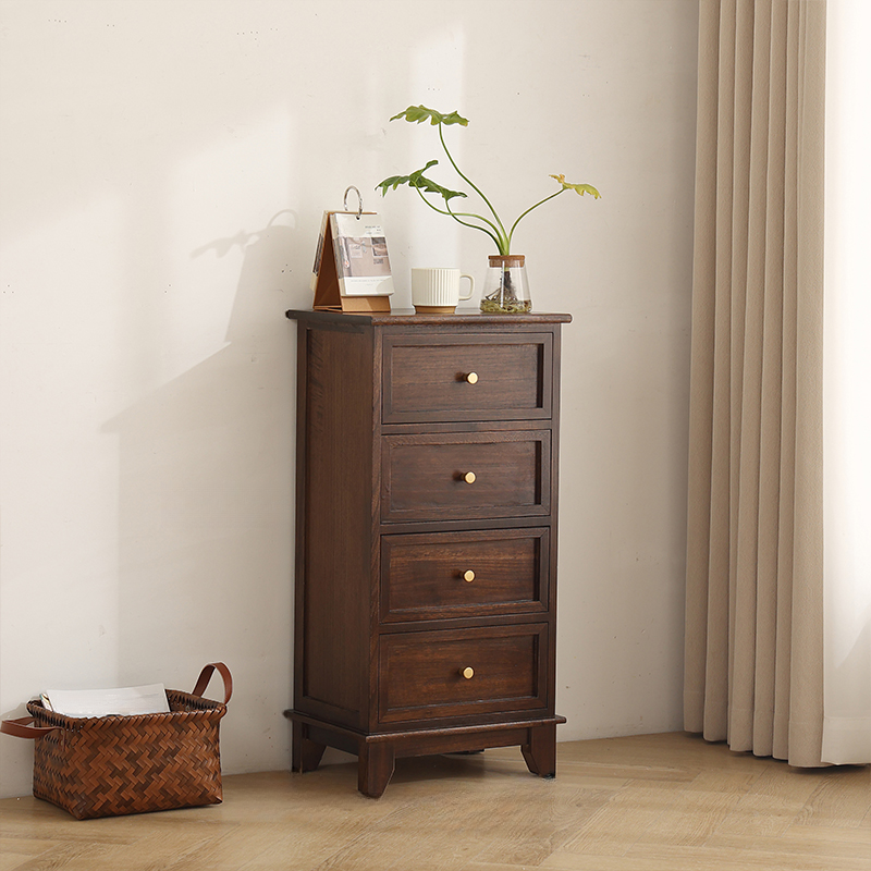 Trendy Cocoa/White/Lemon Color Lumber Rectangle Decorative Cabinet with 6 Drawers/5 Drawers/4 Drawers