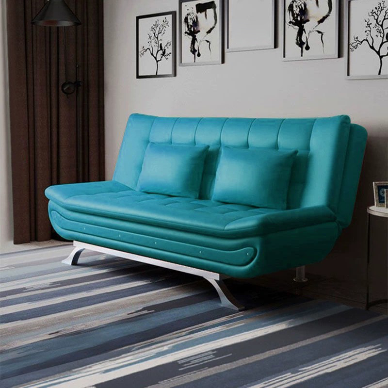 75'' Modern Armless Solid Color Sofa, Foam Filled Upholstery - Partial Assembly