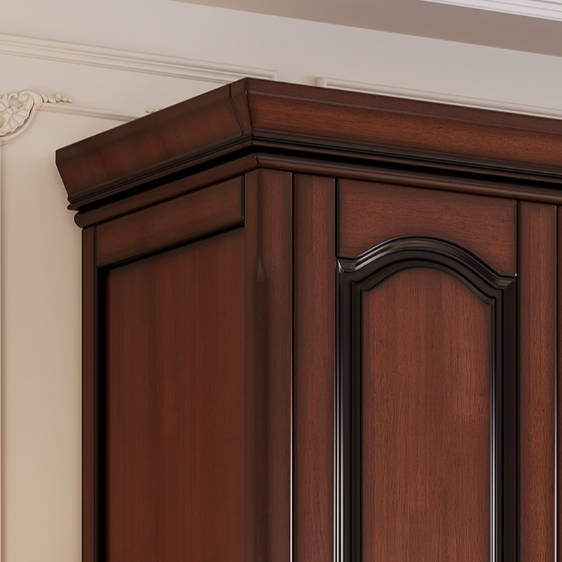 Standalone Wood Armoire Cabinet with Hinged Soft Close Door, Soft Close Drawer & Interior Shelves - image 13