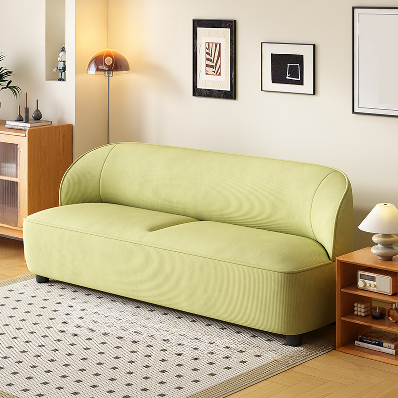 Modish Solid Color Scratch-durable Standard Sofa in Rose/Light Green/Tangerine Color for 2/4 Person/for 3 - image 8