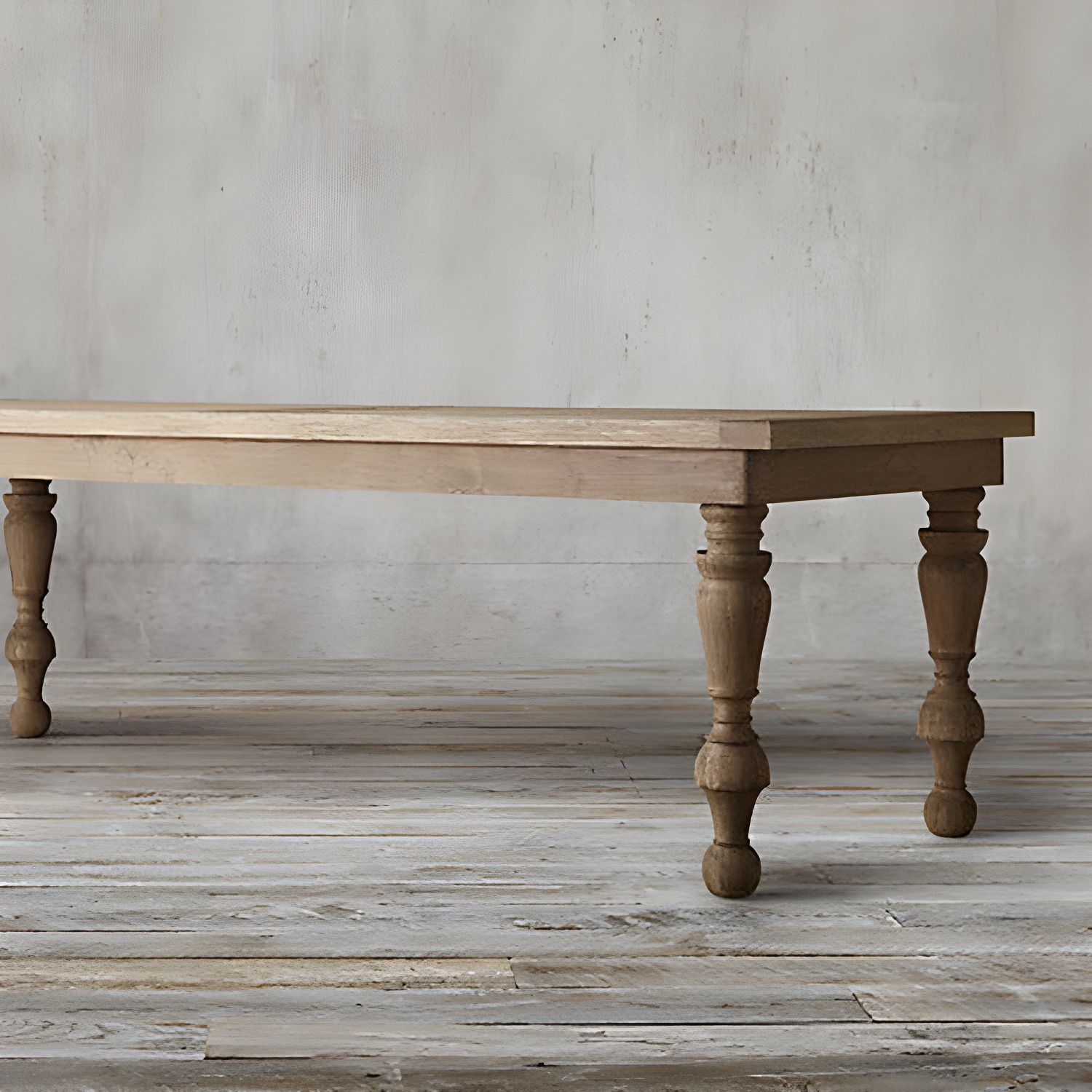 Modern Pine Wood Table Rectangle Dining Table with 4 Legs for Restaurant - image 7