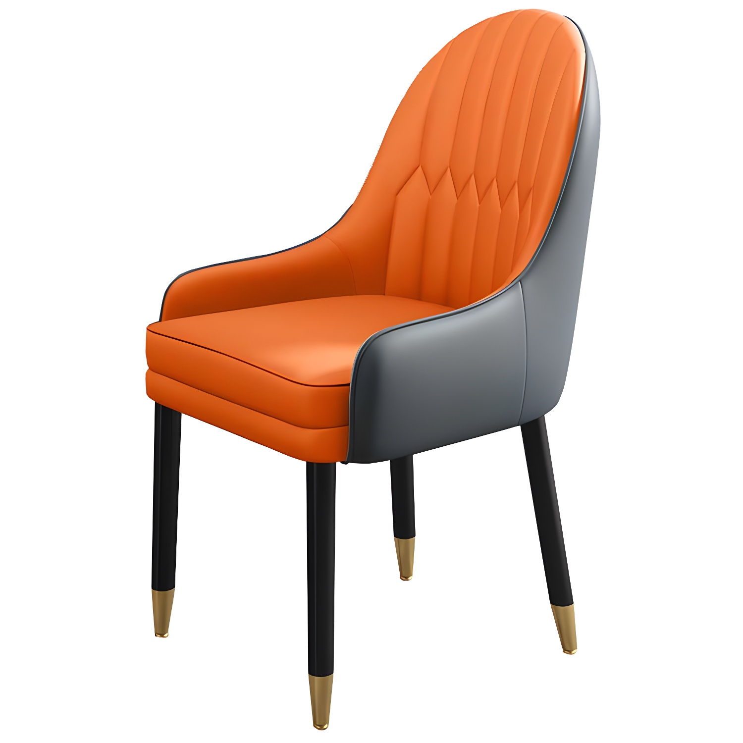 Leather Contemporary Home Side Chair Parsons Chair of 21'' Wide Chairs - image 13