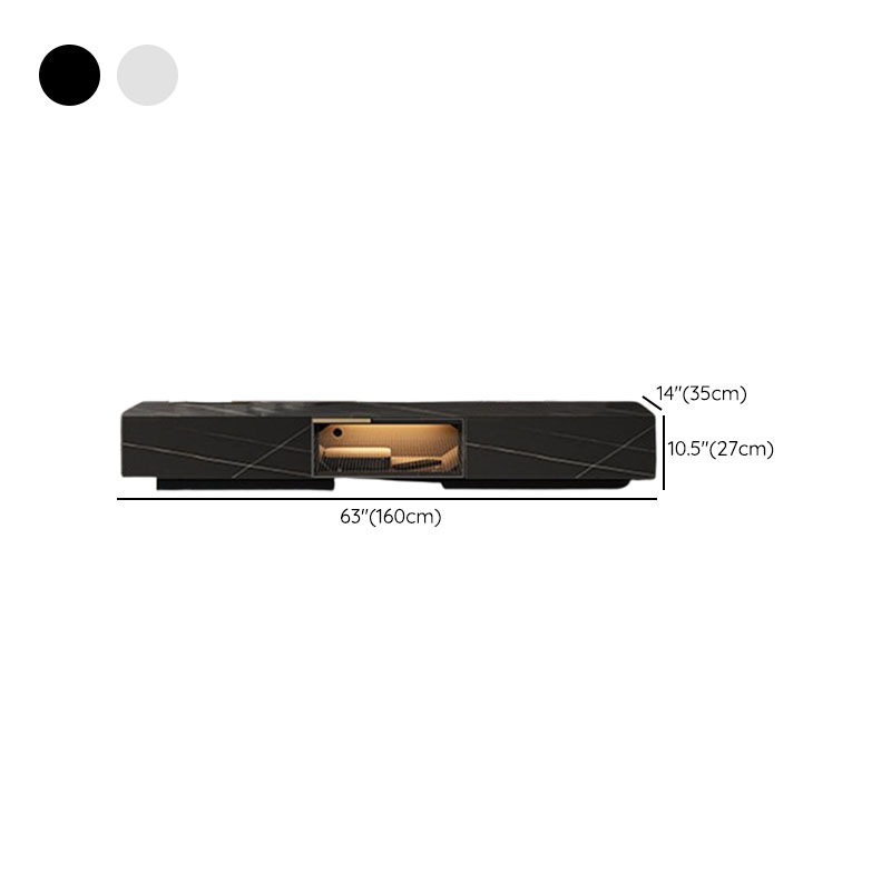 Rectangular TV Stand for Drawing Room with Light and Door - image 16