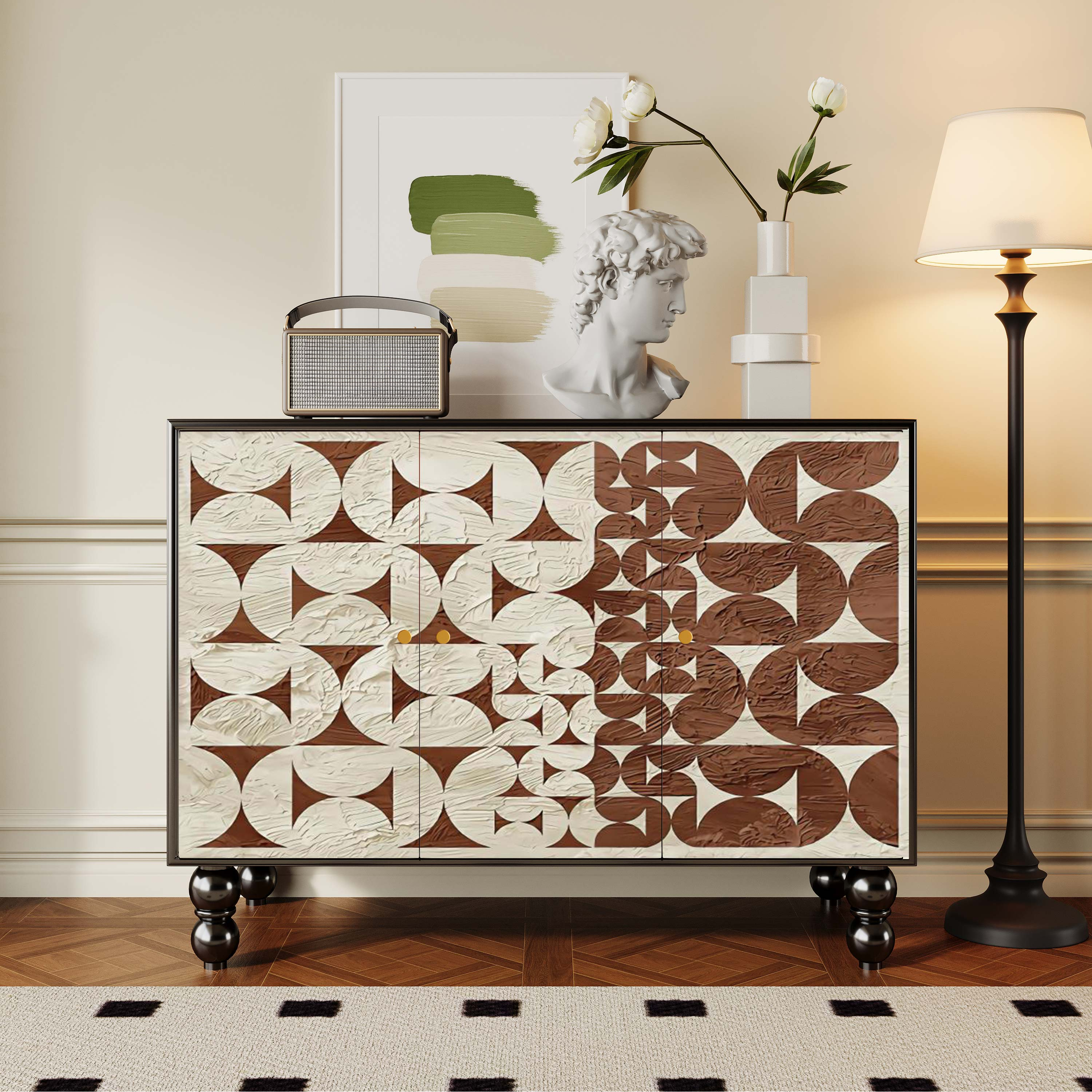 Parlor Detached Sideboard with Six Internal Shelves and Benchtop - image 11