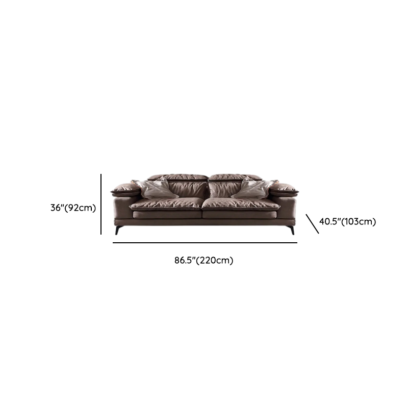 Cocoa Straight/L-Shape Horizontal/Left Hand Facing Sofa Couch/Sofa Recliner in a Contemporary Style - image 12