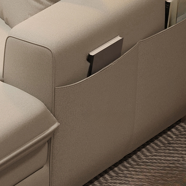 L-Shape/Straight Sofa Recliner/Sofa Couch with Concealed Support and Pine Wood Frame - image 12
