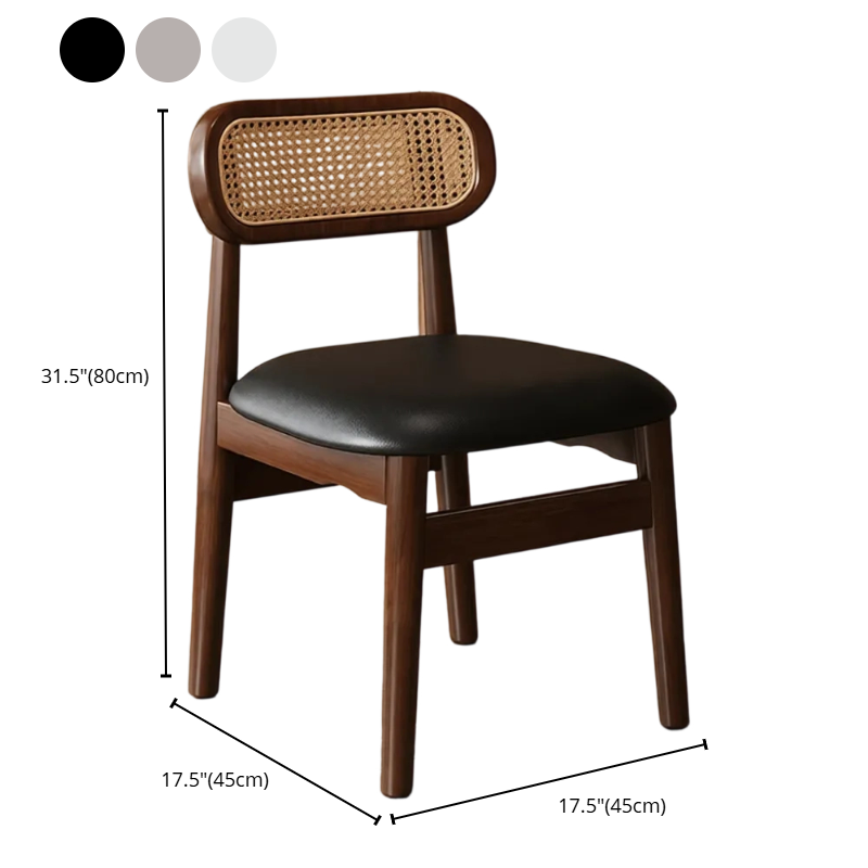 Simple Drawing Room Side Chair with Exposed Back, Upholstered Seat, and Wooden Legs - image 18