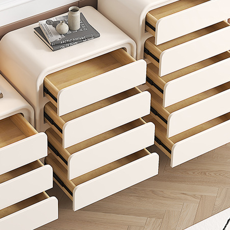 Minimalist Horizontal/Vertical Chalk Wood Bachelor Chest with Drawers - image 5