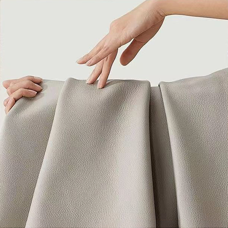 Trendy Panel Headboard in Natural Wood with No Distressing, Rectangle Shape for King/Queen/Full Bed, Cotton Upholstery, Standard Height - image 9