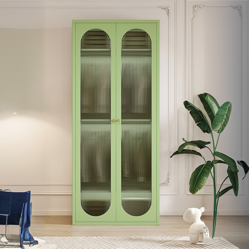 Casual Wardrobe Closet with Adaptable Shelf, Soft Close Door, and Hanging Rod