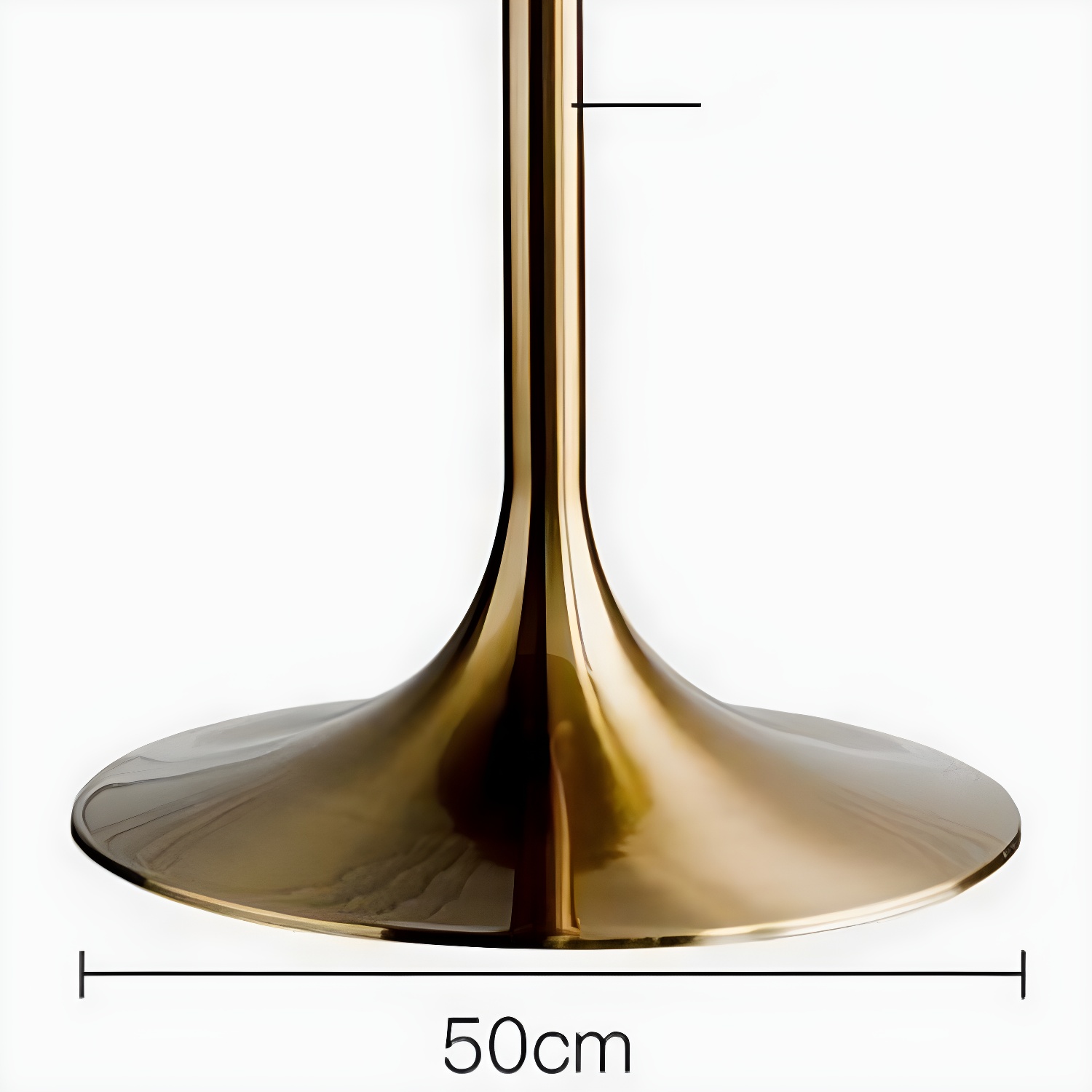 Scandinavian Standard Height Round Wood-Top Dining Table, Metal Tulip Base, Simple Assembly - image 9