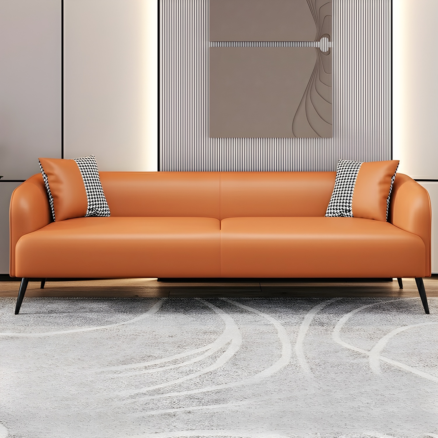 3-Seater Modern 69" L Standard Sofa with Tight Back for Living Room - image 10