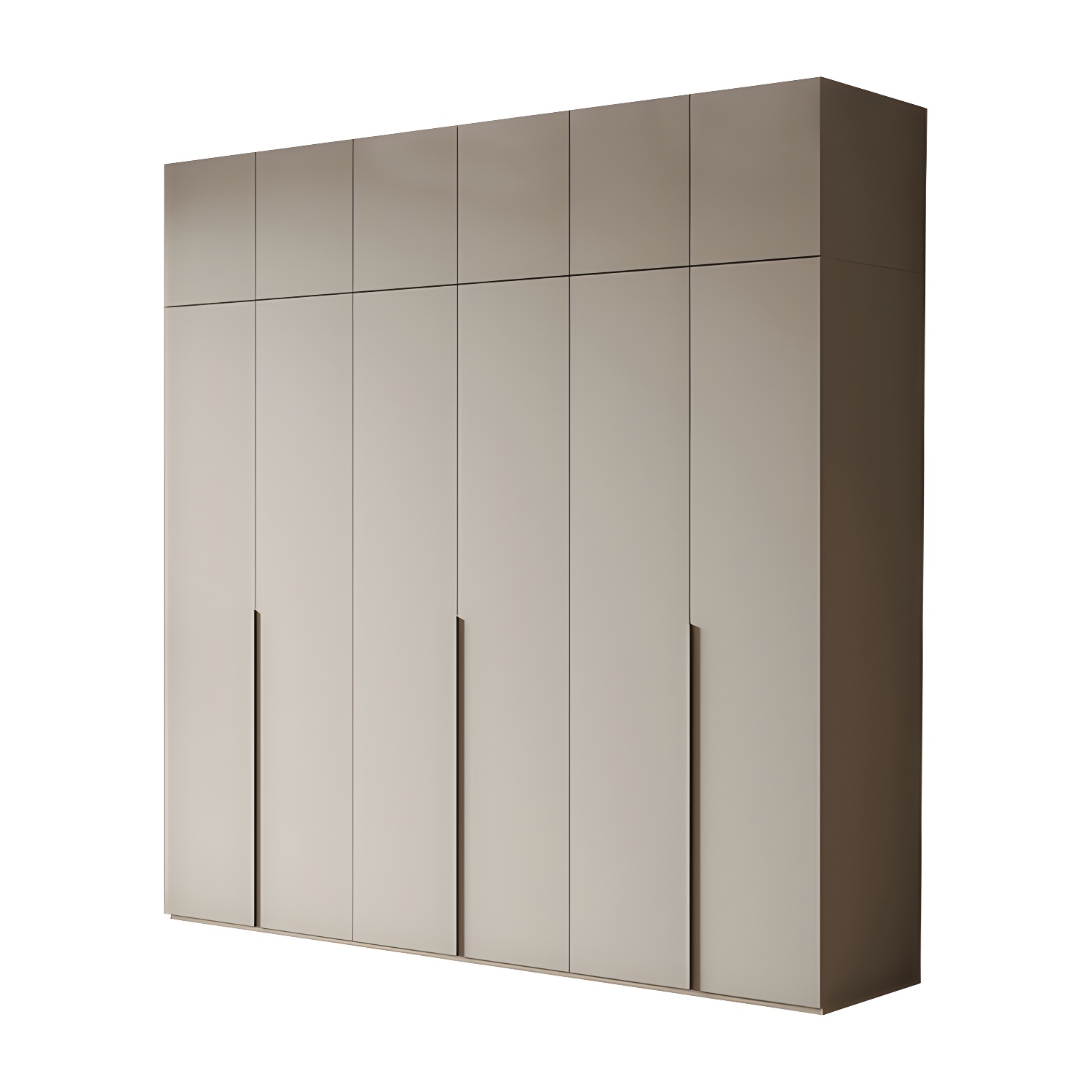 Modern Grey Wood Armoire with Solid Construction and Limited Warranty - image 5